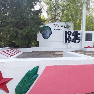 На братской могиле в селе Селихово Конаковского муниципального округа активисты провели субботник