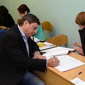 Андрей Епишин принял участие в Едином дне голосования