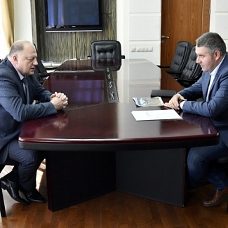 Состоялась рабочая встреча Сергея Голубева с директором ООО «Ржевмаш» Вячеславом Замятиным