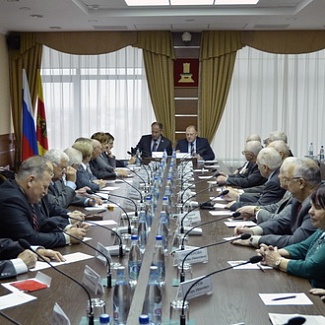 В областном парламенте прошла встреча с ветеранами