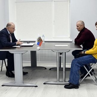 Председатель Законодательного Собрания провёл депутатский приём в Штабе общественной поддержки