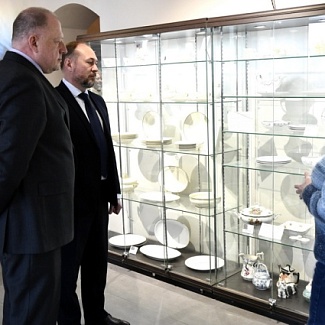 Сергей Голубев совершил рабочую поездку в Старицкий район