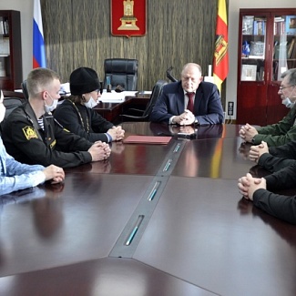 Состоялась встреча Сергея Голубева с курсантами Черноморского высшего Военно-Морского училища имени Нахимова